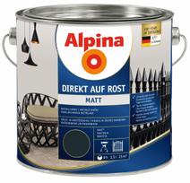 Metalo dažai Alpina DaR MATT AnthrGrau RAL7016 2,5LT