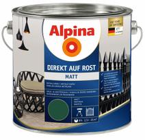 Metalo dažai Alpina DaR MATT DuGruen RAL6005 2,5 LT