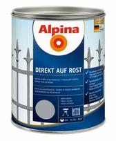 Emaliniai metalo dažai Alpina Direkt A Rost RAL7040 750 ML
