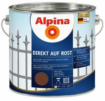 Emaliniai metalo dažai Alpina Direkt A Rost RAL8011 2,5 LT
