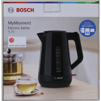 IŠPARDAVIMAS. | Bosch | Kettle | TWK1M123 | Electric | 2400 W | 1.7 L | Plastic | 360° rotational base | Black | PAŽEISTA PAKUOTĖ | TWK1M123SO