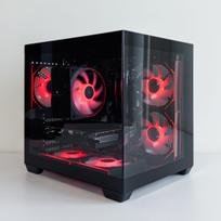 (P967) Stacionarus žaidimų-darbo kompiuteris Ryzen 7 5700X B550 WiFi 32GB DDR4 1TB NVMe RX 7600 8GB