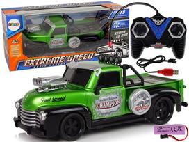 Rc automobilis Lean Toys Pick-Up Champion 10250, 1:18, žalia sp.