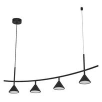 Šviestuvas lubų Osram Fuji, LED, 3000 °K, 3 x 16 W, juoda sp.