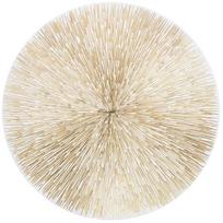 Stalo padėkliukas Home4you Zia 87145, 38 cm x 38 cm, Aukso sp.