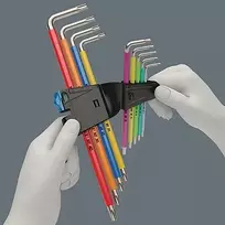 Set of Torx Pin Wrenches 3967/9 TX SXL Multicolour