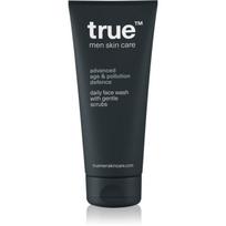 true men skin care Daily face wash with gentle scrubs eksfoliacinis valomasis gelis vyrams 200 ml