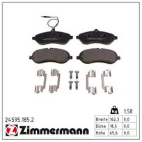 Stabdžių trinkelių rinkinys, diskinis stabdys ZIMMERMANN 24595.185.2
