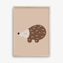Vaikiškas plakatas „Happy Hedgehog“ A4
