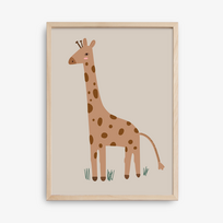 Vaikiškas plakatas „Giraffe“ A4