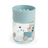 Done by Deer 360° mokomasis puodelis „Tiny Farm Blue“