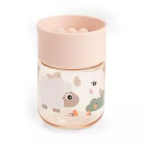 Done by Deer 360° mokomasis puodelis „Tiny Farm Powder“