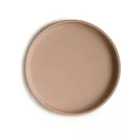 Mushie silikoninė prilimpanti lėkštė „Natural“