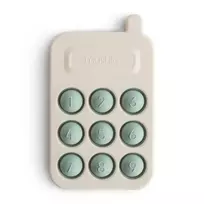Mushie pop it žaislas - telefonas „Cambridge Blue“