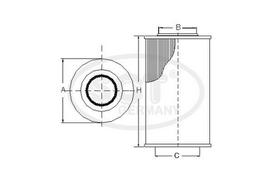 Kuro filtras SCT - MANNOL SC 7047 P