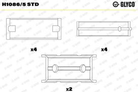 Alkūninio veleno indėklas GLYCO H1086/5 STD