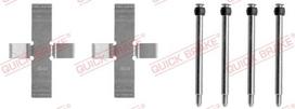 Priedų komplektas, diskinių stabdžių trinkelės QUICK BRAKE 109-1040