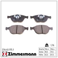 Stabdžių trinkelių rinkinys, diskinis stabdys ZIMMERMANN 23440.175.1