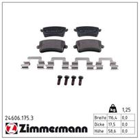 Stabdžių trinkelių rinkinys, diskinis stabdys ZIMMERMANN 24606.175.3