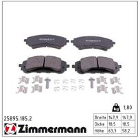 Stabdžių trinkelių rinkinys, diskinis stabdys ZIMMERMANN 25895.185.2