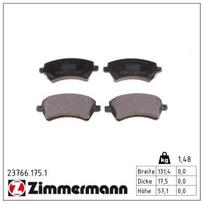 Stabdžių trinkelių rinkinys, diskinis stabdys ZIMMERMANN 23766.175.1