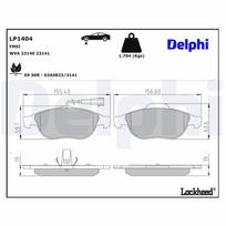Stabdžių trinkelių rinkinys, diskinis stabdys DELPHI LP1404
