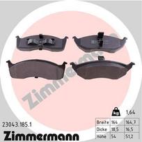 Stabdžių trinkelių rinkinys, diskinis stabdys ZIMMERMANN 23043.185.1