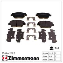 Stabdžių trinkelių rinkinys, diskinis stabdys ZIMMERMANN 25644.175.2