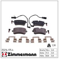 Stabdžių trinkelių rinkinys, diskinis stabdys ZIMMERMANN 25214.175.4