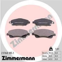 Stabdžių trinkelių rinkinys, diskinis stabdys ZIMMERMANN 23768.185.1