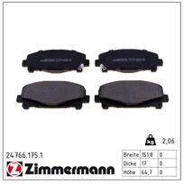 Stabdžių trinkelių rinkinys, diskinis stabdys ZIMMERMANN 24766.175.1