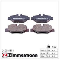 Stabdžių trinkelių rinkinys, diskinis stabdys ZIMMERMANN 24008.185.1