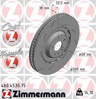 Stabdžių diskas ZIMMERMANN 460.4530.75