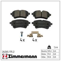 Stabdžių trinkelių rinkinys, diskinis stabdys ZIMMERMANN 26265.175.2