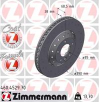 Stabdžių diskas ZIMMERMANN 460.4529.70