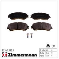 Stabdžių trinkelių rinkinys, diskinis stabdys ZIMMERMANN 22347.185.1