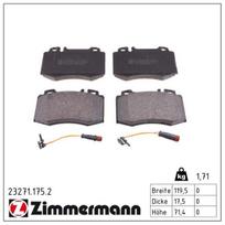 Stabdžių trinkelių rinkinys, diskinis stabdys ZIMMERMANN 23271.175.2