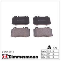 Stabdžių trinkelių rinkinys, diskinis stabdys ZIMMERMANN 23271.175.1