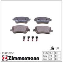 Stabdžių trinkelių rinkinys, diskinis stabdys ZIMMERMANN 23973.175.1
