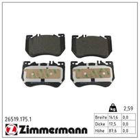 Stabdžių trinkelių rinkinys, diskinis stabdys ZIMMERMANN 26519.175.1