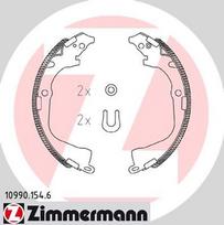 Stabdžių trinkelių komplektas ZIMMERMANN 10990.154.6