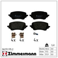 Stabdžių trinkelių rinkinys, diskinis stabdys ZIMMERMANN 26271.175.2