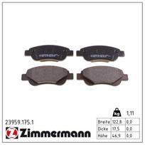 Stabdžių trinkelių rinkinys, diskinis stabdys ZIMMERMANN 23959.175.1