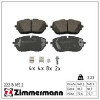 Stabdžių trinkelių rinkinys, diskinis stabdys ZIMMERMANN 22218.185.2