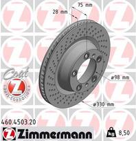 Stabdžių diskas ZIMMERMANN 460.4503.20