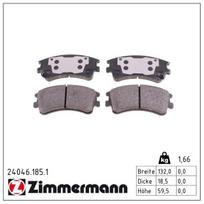 Stabdžių trinkelių rinkinys, diskinis stabdys ZIMMERMANN 24046.185.1