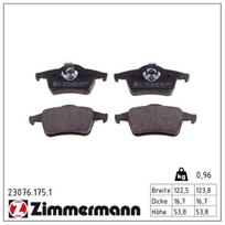 Stabdžių trinkelių rinkinys, diskinis stabdys ZIMMERMANN 23076.175.1