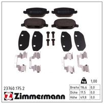 Stabdžių trinkelių rinkinys, diskinis stabdys ZIMMERMANN 23760.175.2