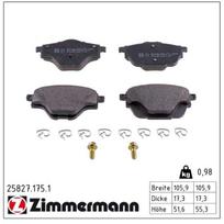 Stabdžių trinkelių rinkinys, diskinis stabdys ZIMMERMANN 25827.175.1