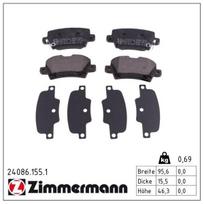 Stabdžių trinkelių rinkinys, diskinis stabdys ZIMMERMANN 24086.155.1